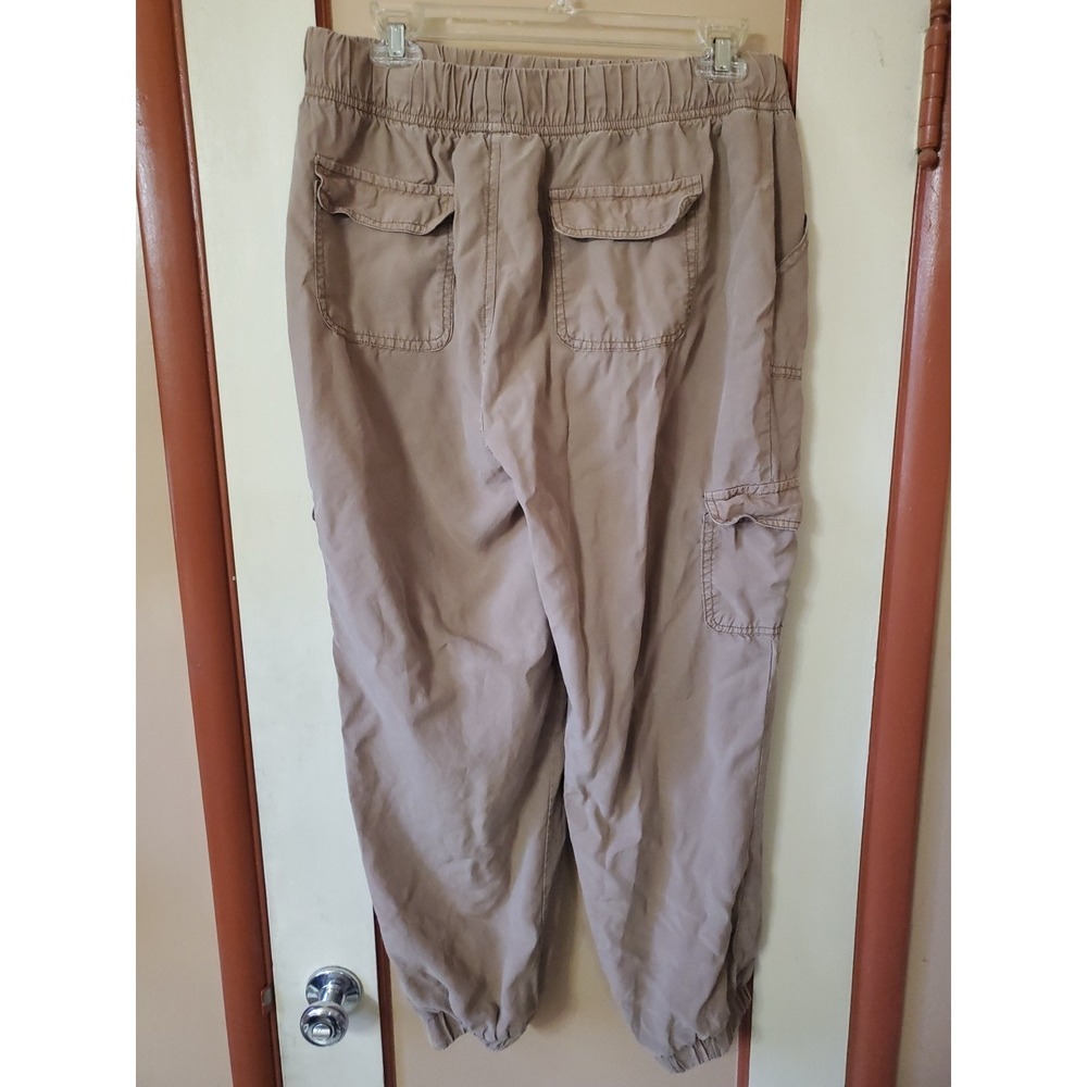 Thread and Supply Tencel Lyocell Cargo Joggers Cafe Mocha Size Medium - Picture 3 of 7